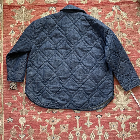 Barbour Barrhead Denim Quilted Jacket XXL - Picture 6 of 7